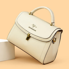 Riveted PU Leather Crossbody Tote - Dahlias & Honey