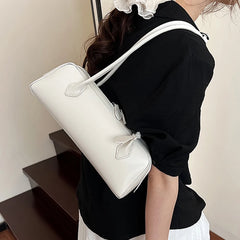Underarm Shoulder Bag with Textured Finish - Dahlias & Honey 