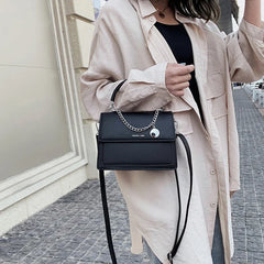 Structured PU Shoulder & Crossbody Bag - Dahlias & Honey 