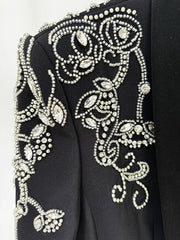 Diamonds Rhinestone Blazer & Mermaid Skirt Set - Dahlias & Honey 