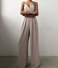 Strappy Straight-Leg Jumpsuit - Dahlias & Honey 