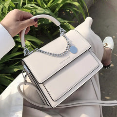 Structured PU Shoulder & Crossbody Bag - Dahlias & Honey 