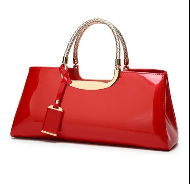 Structured Designer Satchel Handbag - Dahlias & Honey 