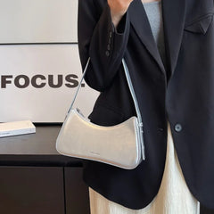 Mini Soft Shoulder Bag with Saddle Silhouette - Dahlias & Honey 