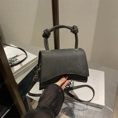 Small Structured Shoulder Bag - Dahlias & Honey 
