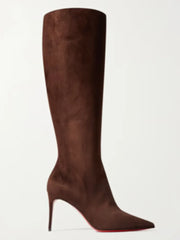 Sleek Pointed Knee High Boots with Side Zipper - Dahlias & Honey 